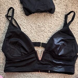 Victoria's Secret Black Bikini Top